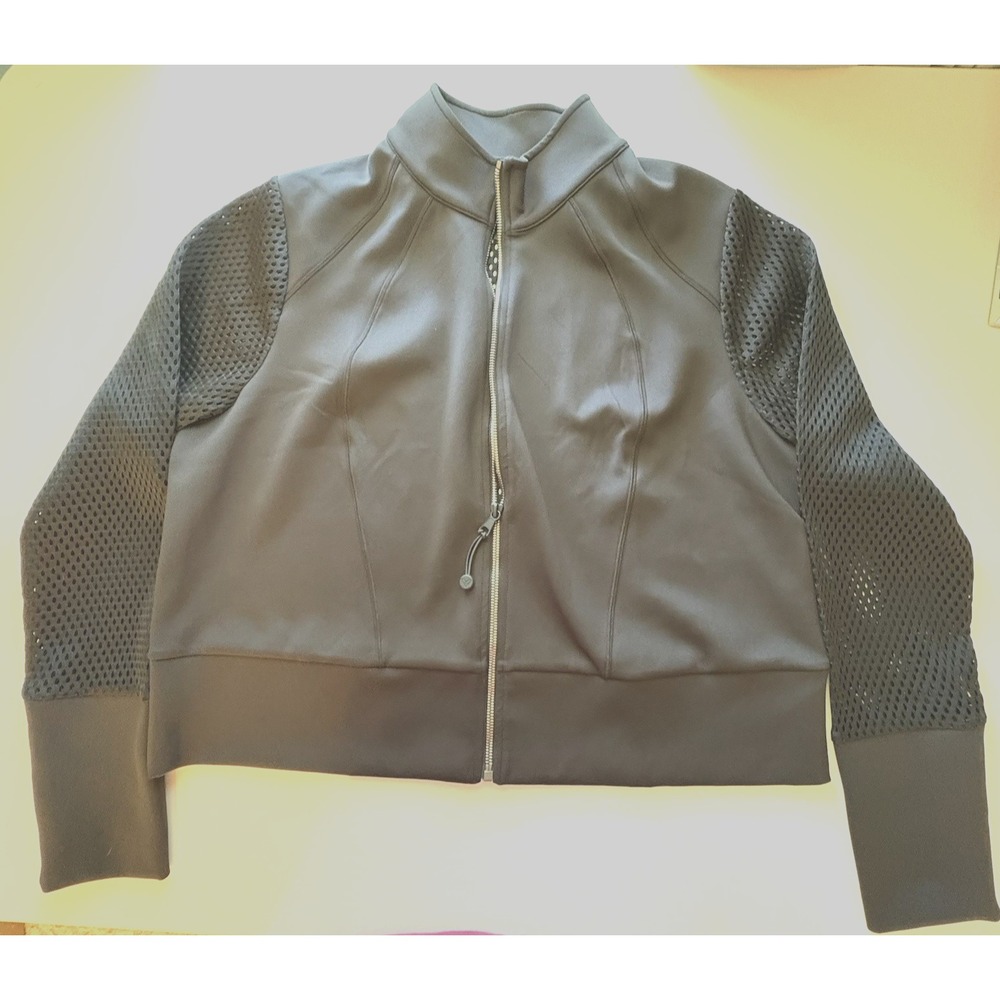 Livi Active Jacket Womens‎ 22/24  Athletic Workout Mesh Back /Sleeves
